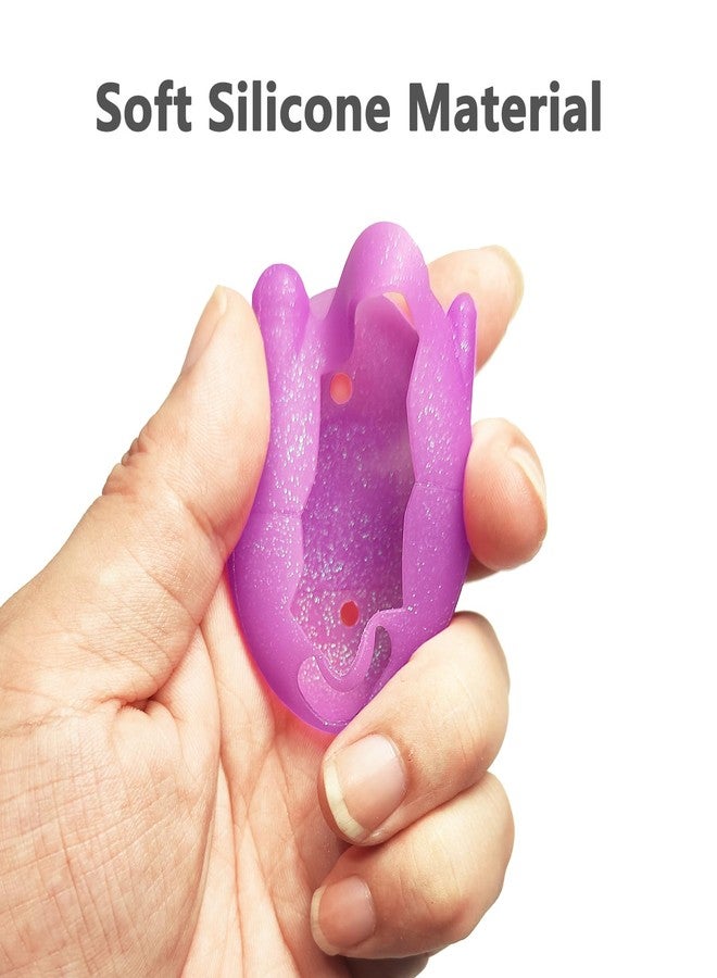 JCHPINE Silicone Cover Case for Tamagotchi Connection Virtual Reality Pet, Screen Protector for Tamagotchi Connection Electronic Pet Accessories (Silicone Case and Screen Film) (Purple) - Image 4